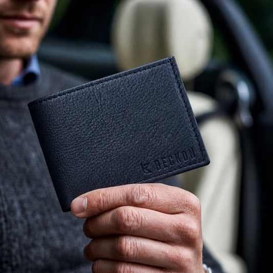 Blue Grain Forge β Premium Leather Wallet