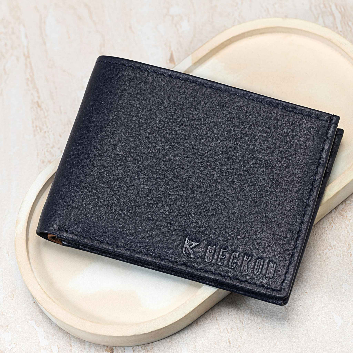 Blue Grain Forge – Premium Leather Wallet