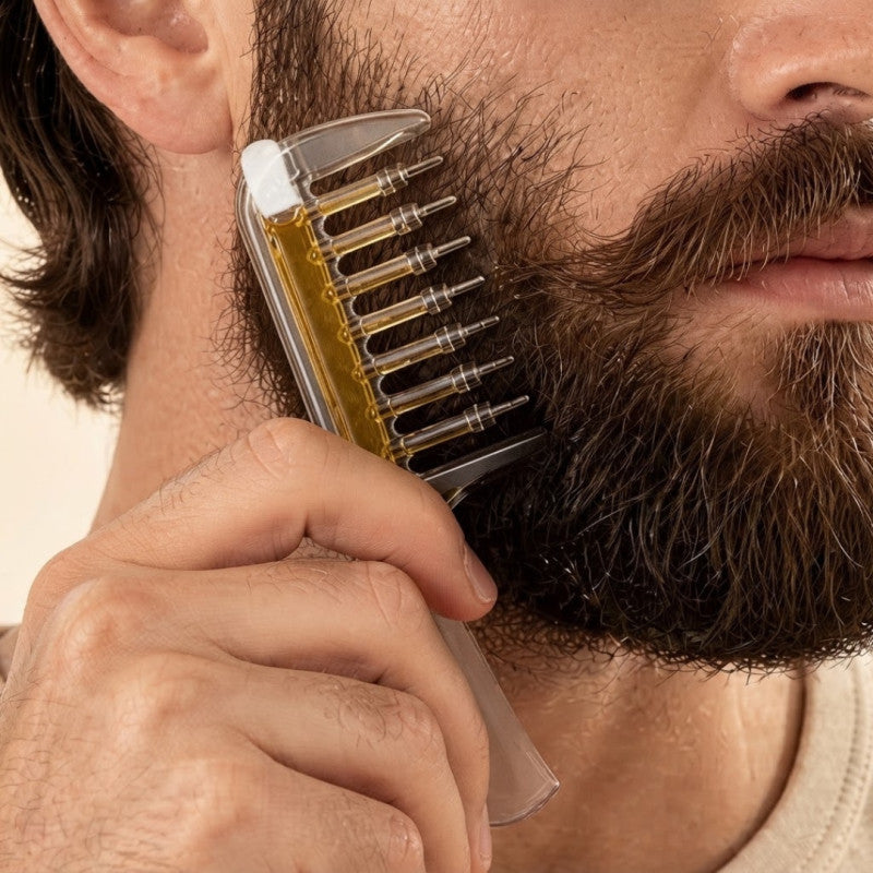 Scalp Refillable Hair Serum Oil Dispensing Massage Comb 1 free