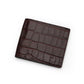 Men Wallet Crocodile Pattern Calfskin from Italy (RFID Blocking)
