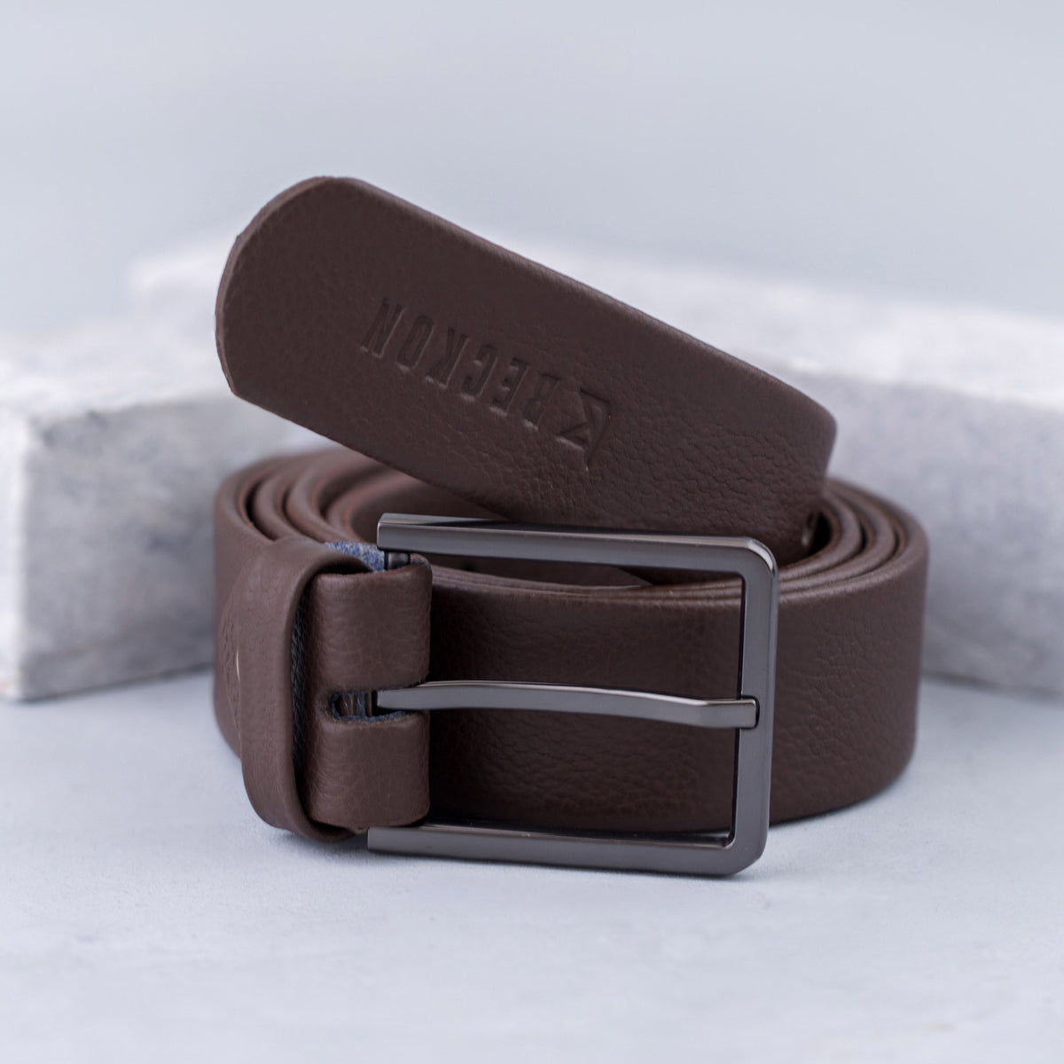 Buy Bundle Audacious Brown Wallet + Rivet Brown Belt + Free Card Holder