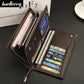 Baellerry Business Men's Wallets Solid PU Leather Long Portable Cash Purses Casual Standard Male Clutch Bag