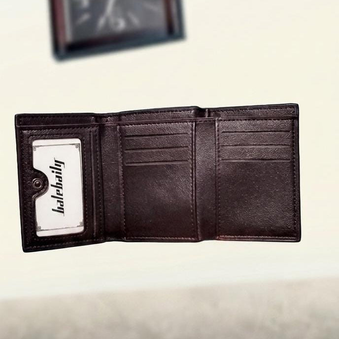 Men's Trifold Leather Wallet