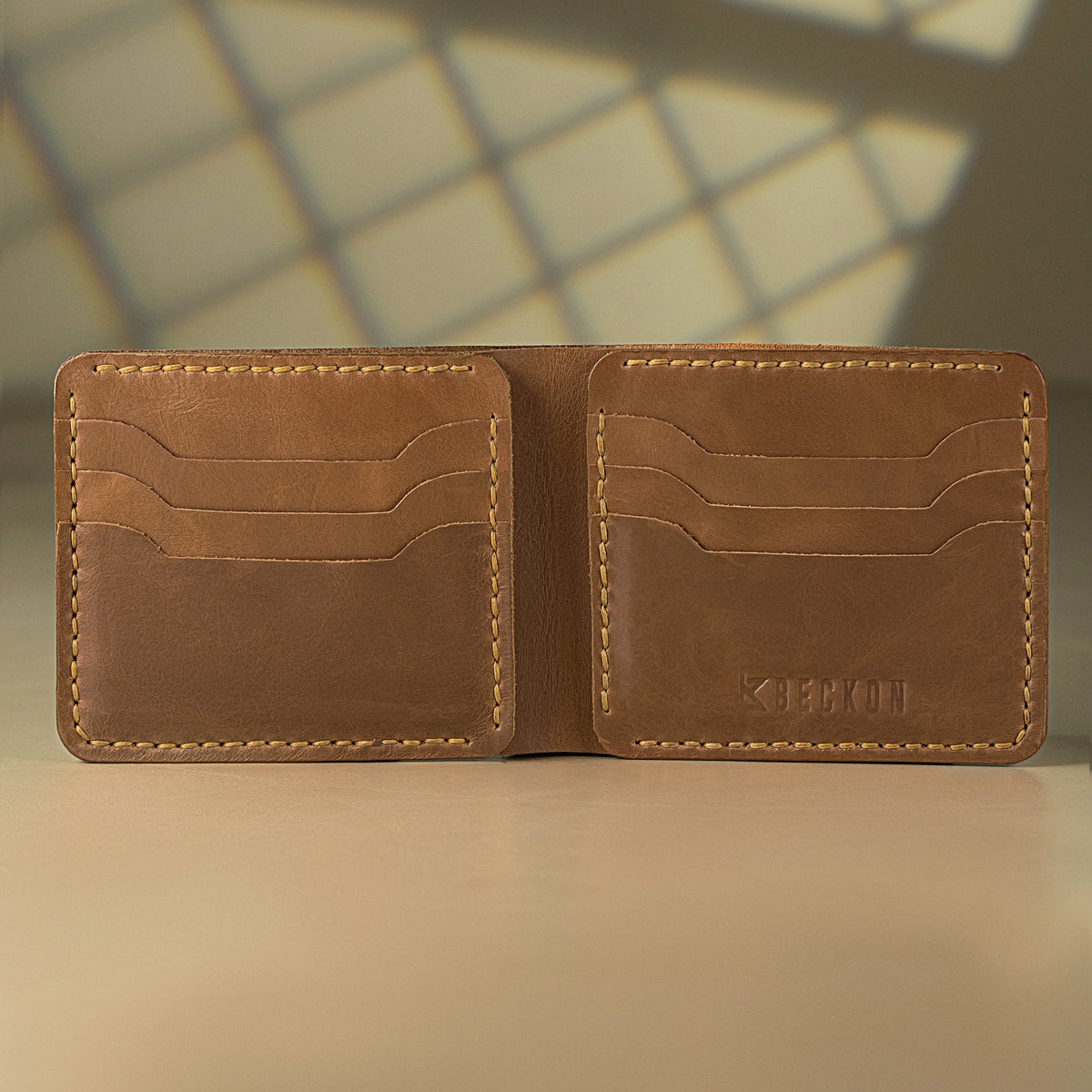 Artisan Genuine Handmade Leather Wallet | 6 Card Slots & Dual Cash Pockets