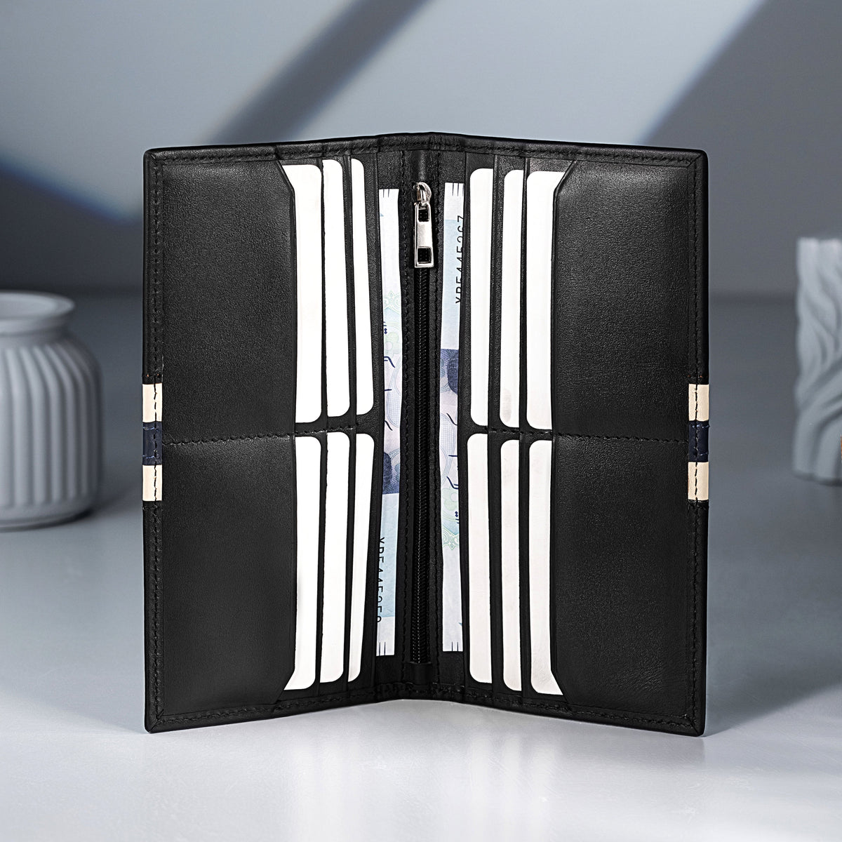 Guardian Multi-Card Long Wallet | Large Capacity Travel Wallet for Men