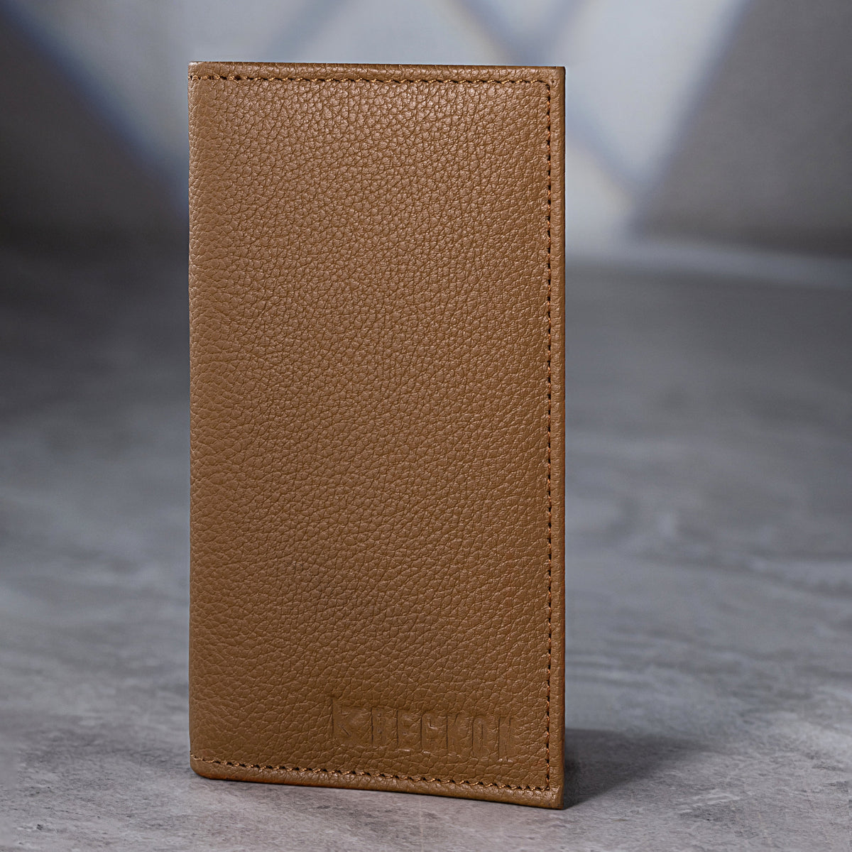 Legacy Brown Leather Long Wallet for Men | Slim Bifold Card & Cash Organizer